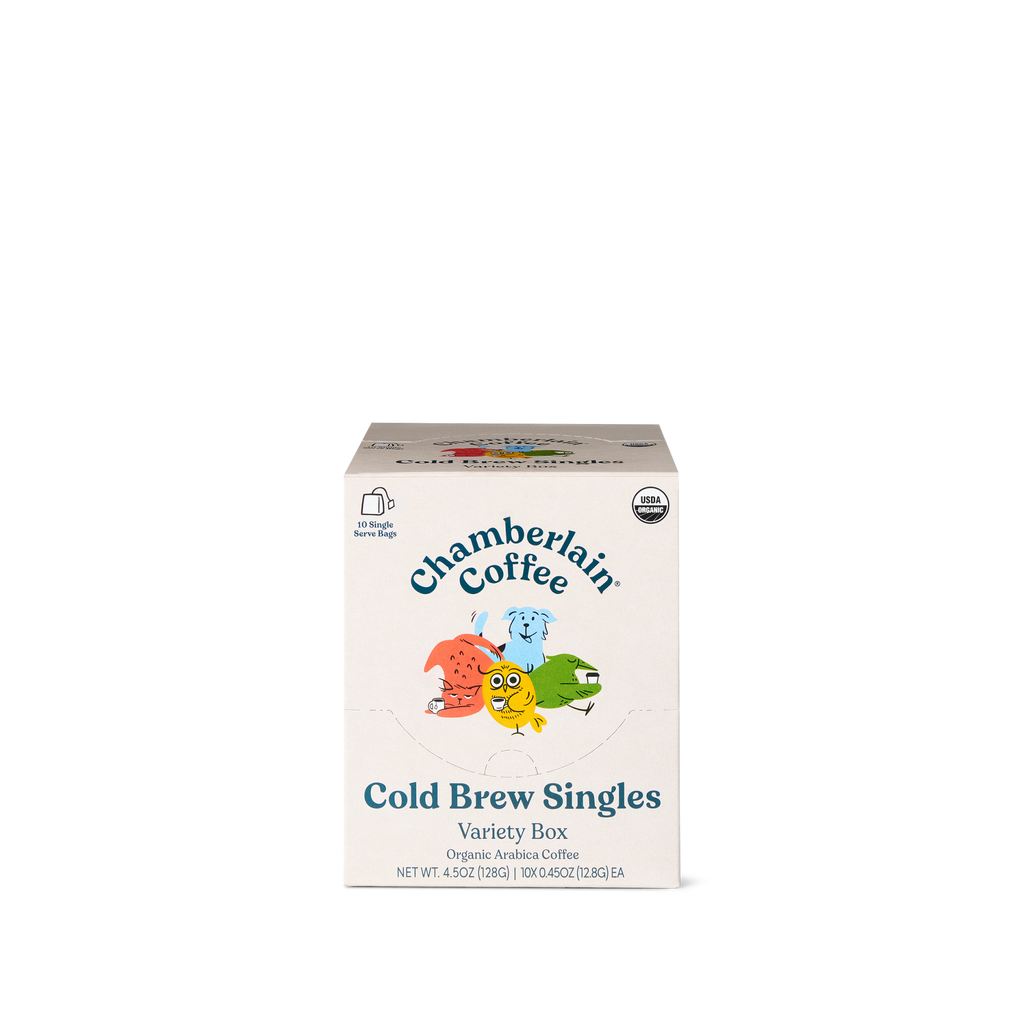 Organic Variety Cold Brew Singles  Product Shot Front
