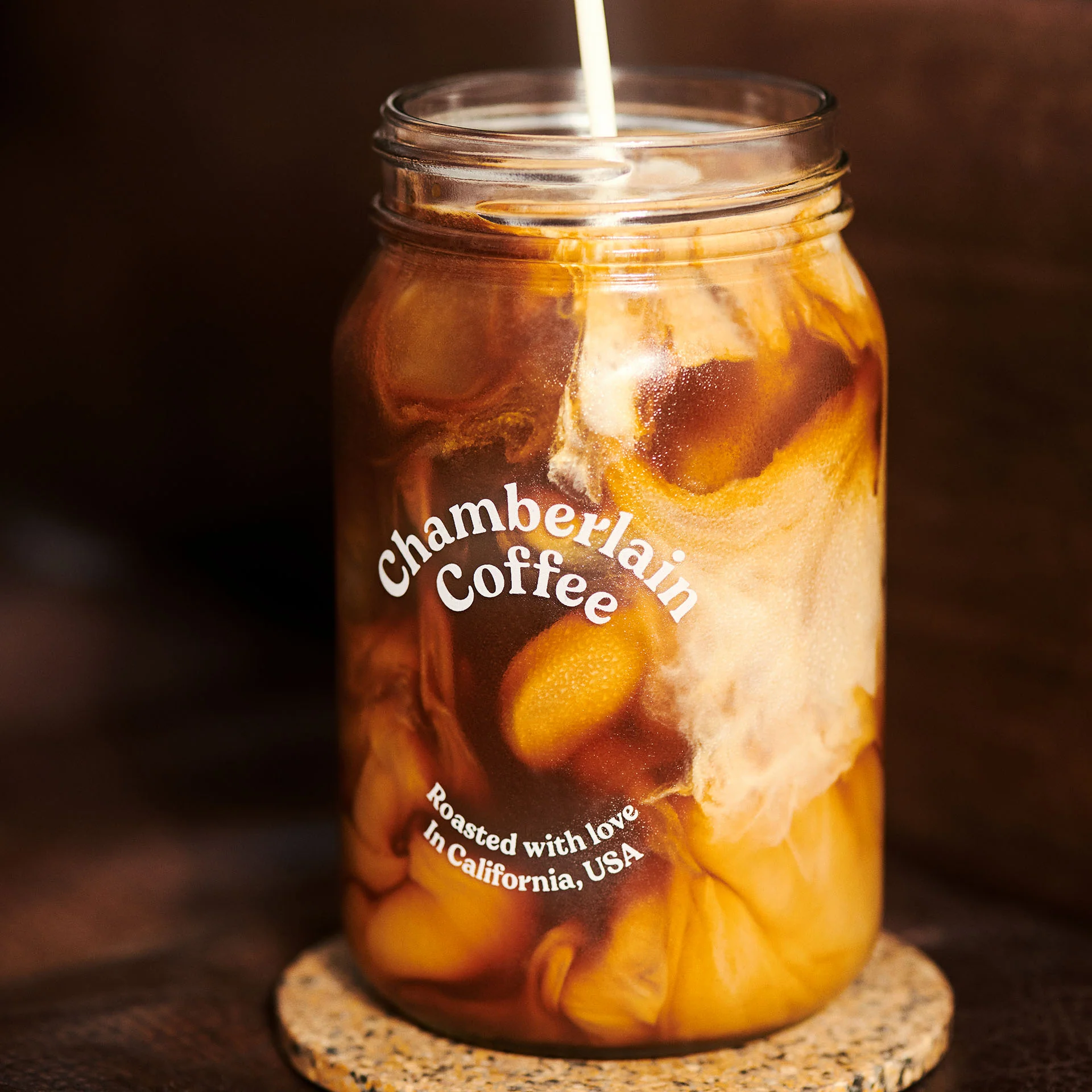 Large Cold Brew Mason Jar