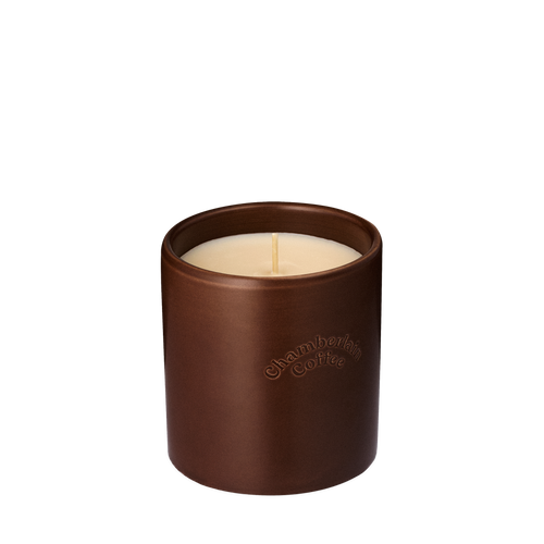 Coffee Ceramic Candle  Product Shot Diagonal