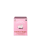 Organic Vanilla Cold Brew Coffee Singles  Product Shot Front
