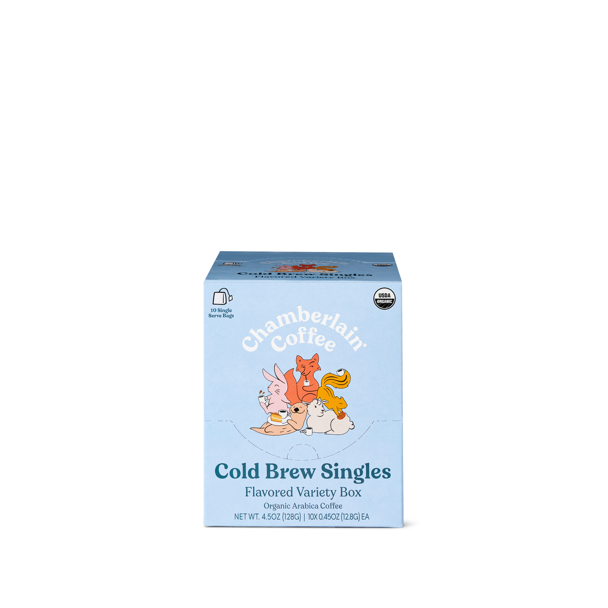 Organic Flavored Variety Cold Brew Singles  Product Shot Front