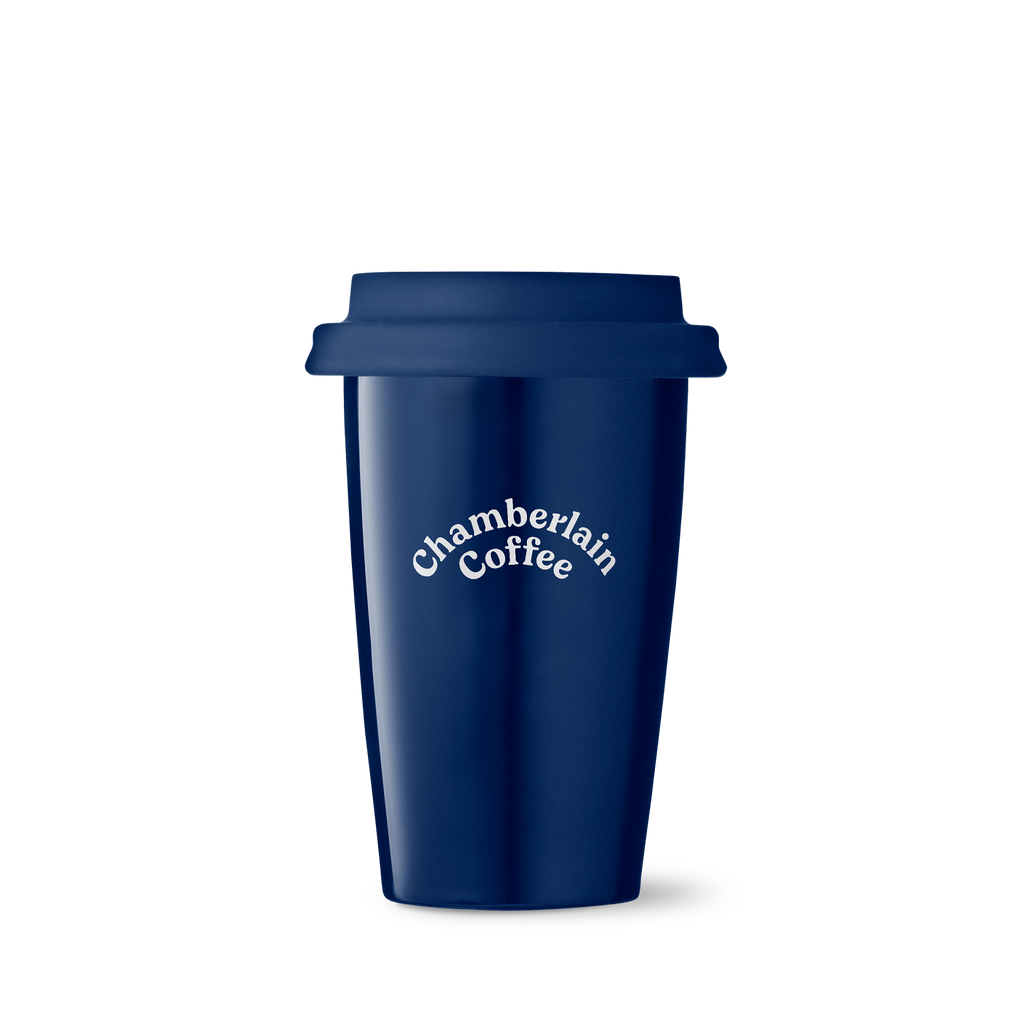 Navy Ceramic Mug  Product Shot Front