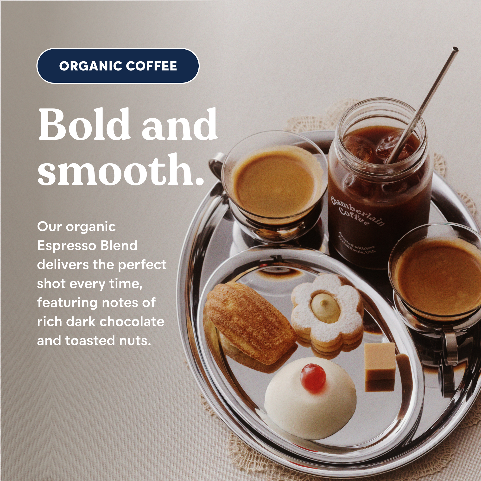 Organic Espresso Dark Roast Coffee Blend