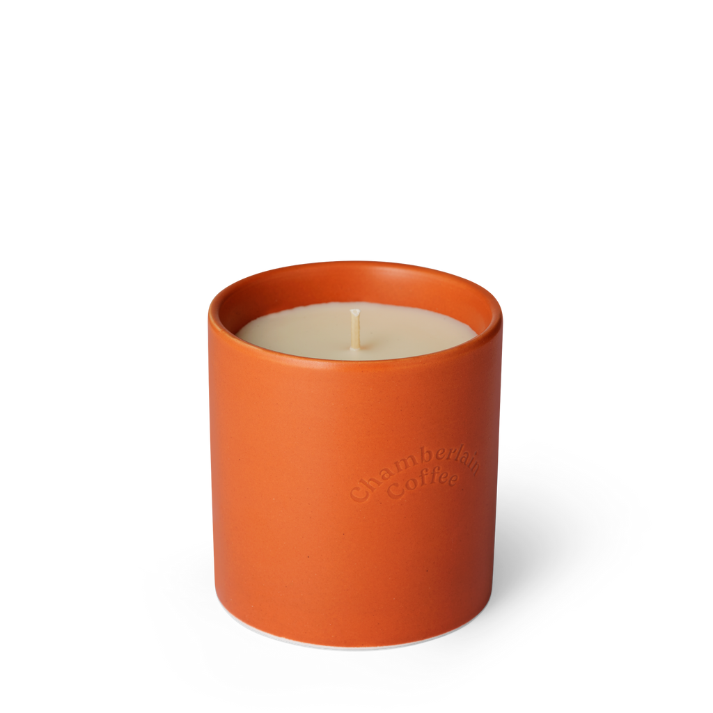 Pumpkin Ceramic Candle