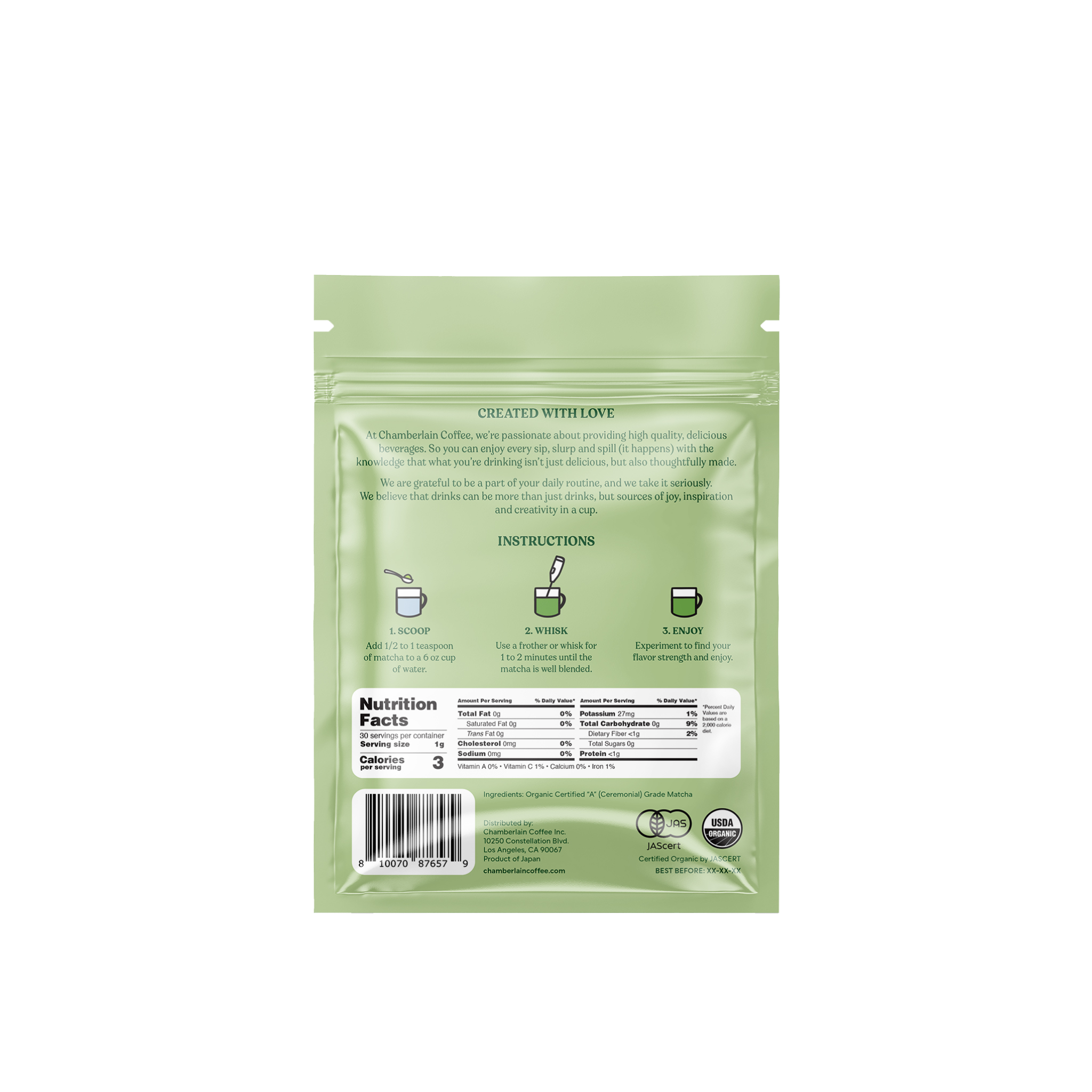 Organic Ceremonial Matcha Green Tea Powder